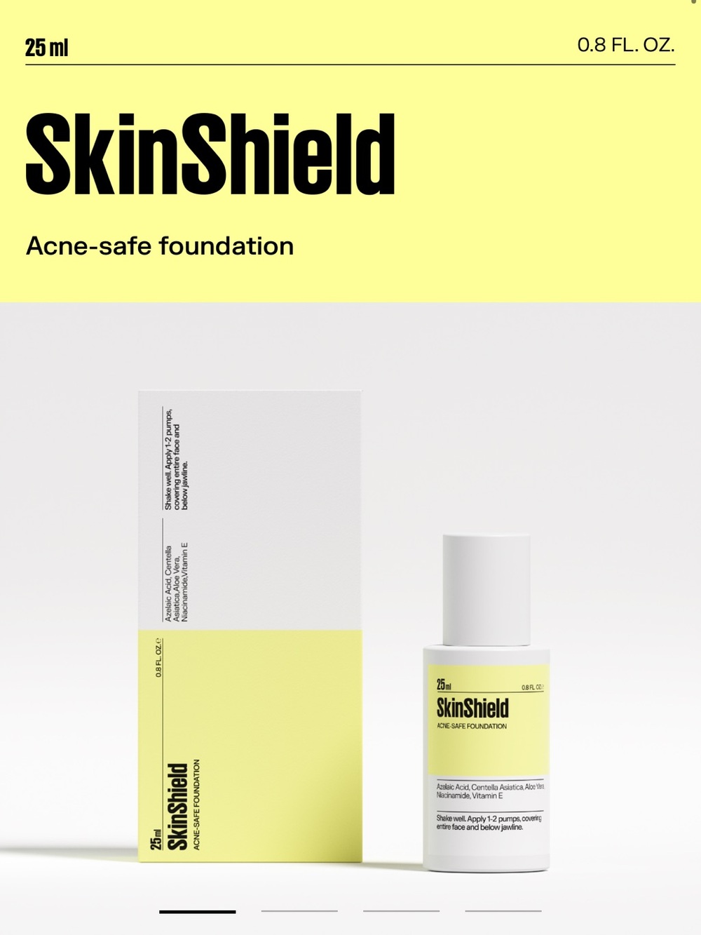 Me+Hodiq SkinShield Acne-Safe Foundation Shade 35 w Foundation Brush Tried Once